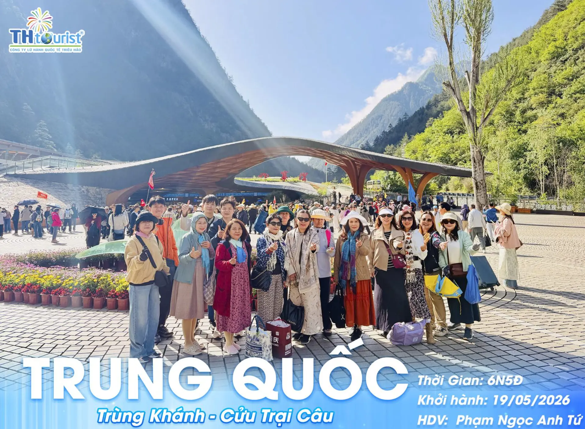 Hành Trình Khám Phá Du Lịch Trung Quốc : Trùng Khánh - Cửu Trại Câu