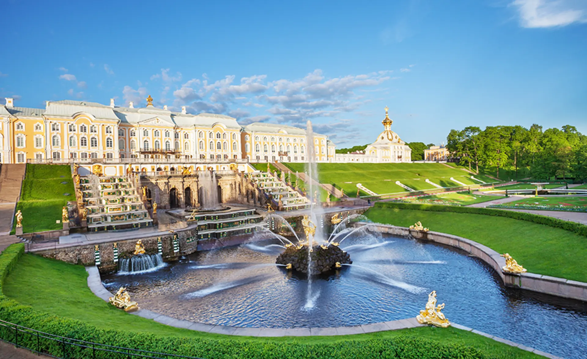 Cung điện Peterhof Nga mùa xuân 2026 -  Versailles nước Nga & đài phun nước