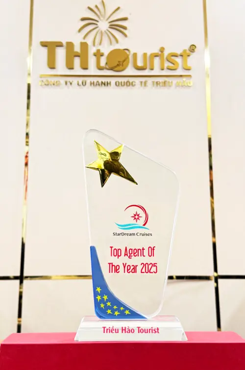 Du Lịch Triều Hảo Vinh Dự Nhận Giải “Top Agent Of The Year 2025” Từ StarDream Cruises