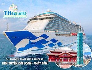 DU THUYỀN MAJESTIC PRINCESS: LIÊN TUYẾN ĐÀI LOAN– NHẬT BẢN (THÁNG 4, 5, 6/2018)