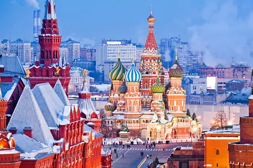 Trải nghiệm mùa đông nước Nga – Khi tuyết phủ trắng Quảng trường Đỏ và Điện Kremlin