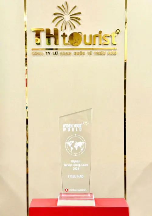 Du Lịch Triều Hảo vinh dự nhận giải thưởng “Highest Türkiye Group Sales 2024” từ Turkish Airlines
