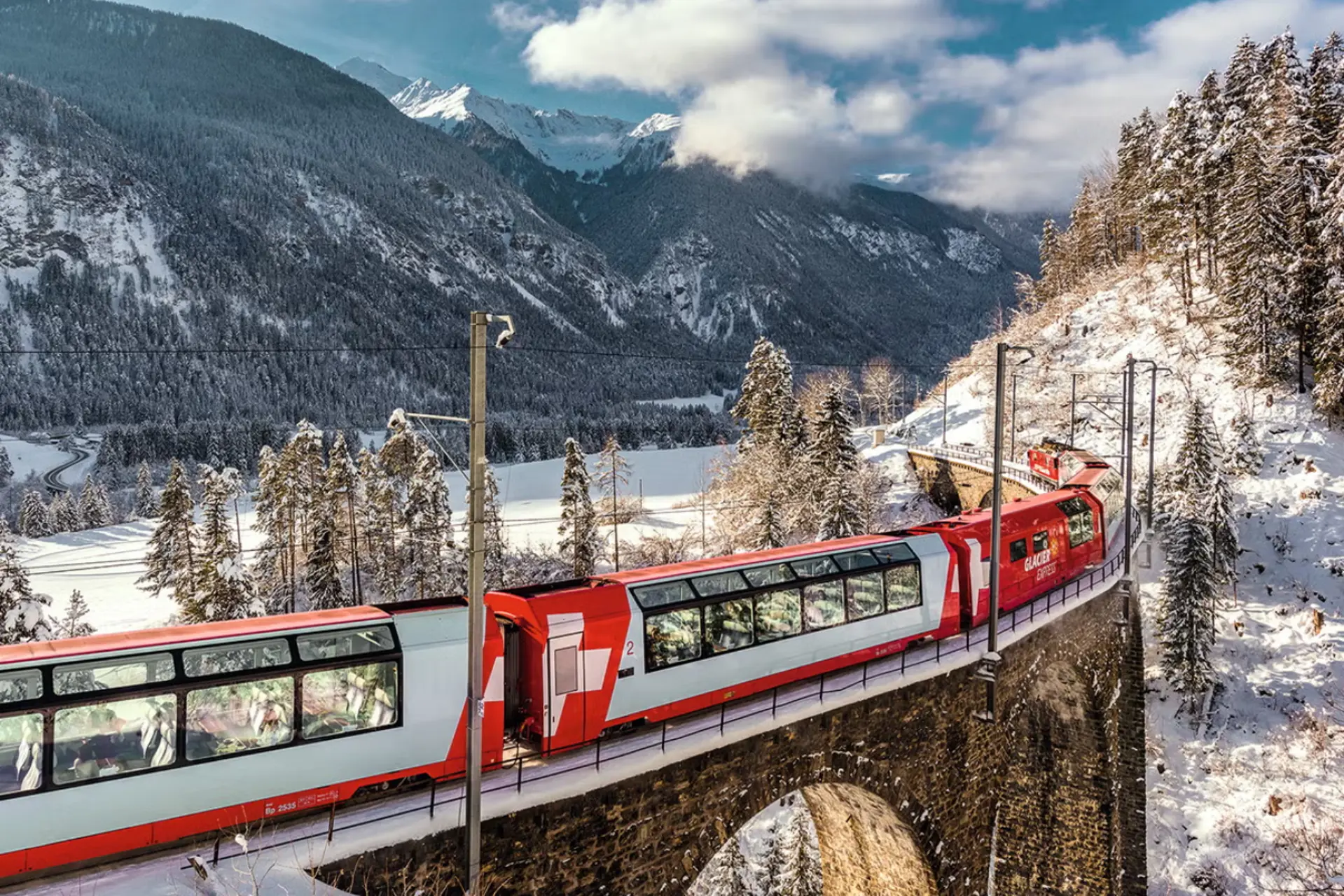 Tàu hỏa mùa đông Châu Âu – Top tuyến đường sắt đẹp nhất mùa tuyết 2025